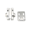 Serrure de porte en verre de bureau intelligent en aluminium